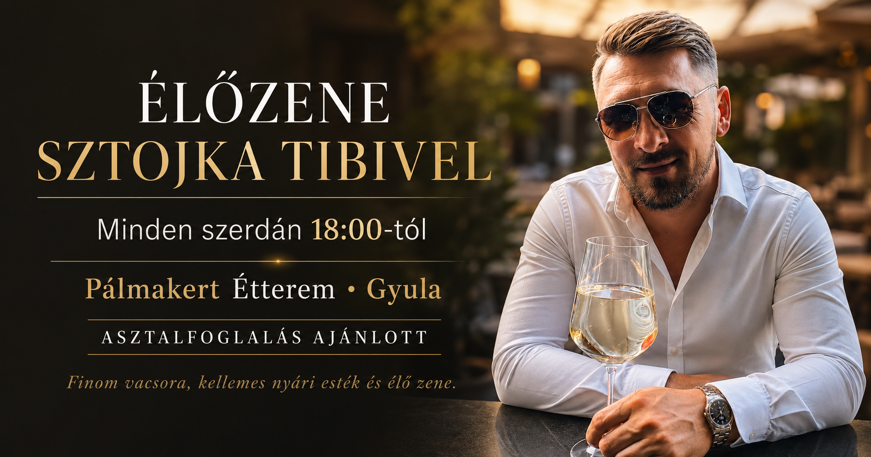 Élőzene Sztojka Tibivel